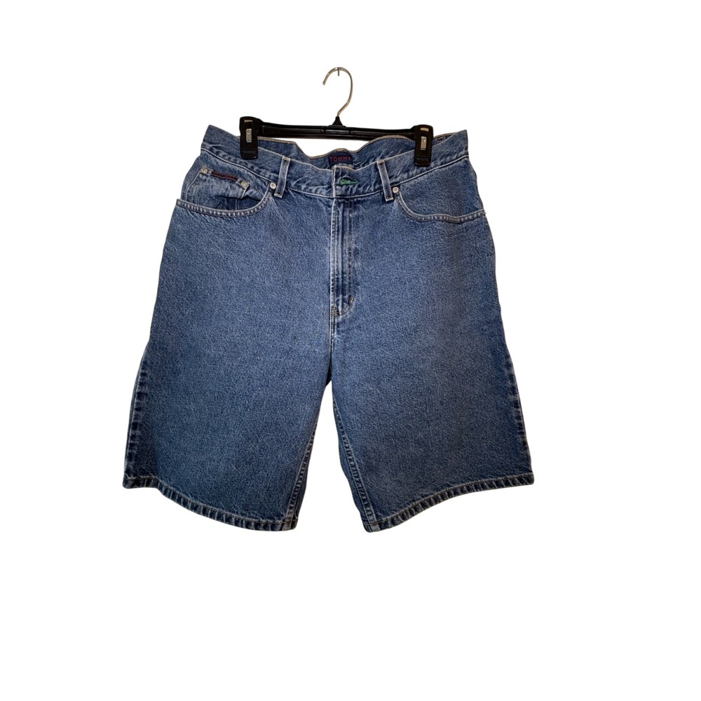 Vintage Tommy Hilfiger Denim Baggy Denim‎ Jorts Y2K 90s Size 36